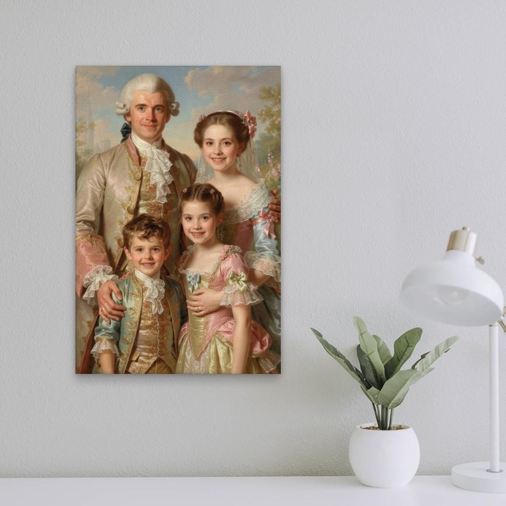 Pet Portrait or Family Portrait - Small Canvas